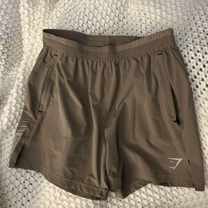 Men's Tan Athletic Shorts
